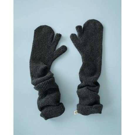 【ànuke】Rib Knit Armwarmers　※10月中旬~11月上旬頃 発送予定
