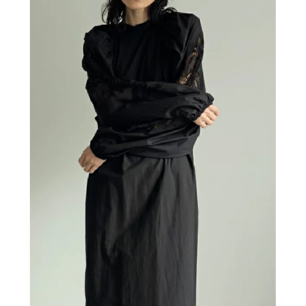 ànuke】Cutwork Embroidery Dress | selectshop ku