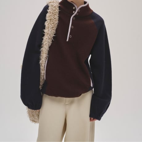 【TODAYFUL】Wool 100% Piping Pullover　※納期11月中～12月中