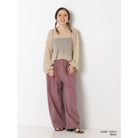 【YENN】WASHED BIG PK PT　※納期：8月中旬～9月中旬