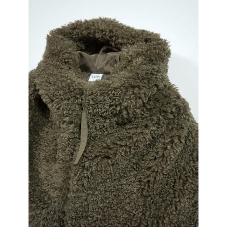 【YENN】CURL FUR CAPE　※8月下旬＝9月下旬納期