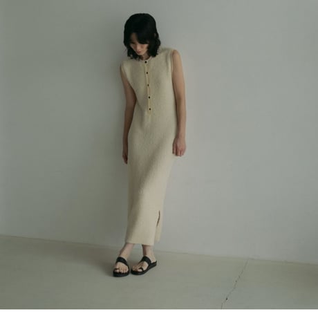【anuke】2way Shaggy Onepiece　※納期3月下旬〜4月下旬