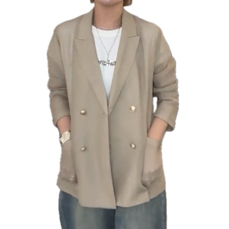 【Dignite collier】メッシュダブルジャケット
