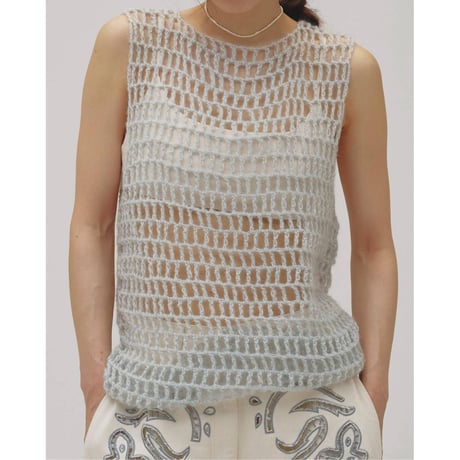 【TODAYFUL】Mohair Mesh Vest　※納期8月下旬～9月下旬