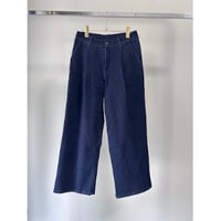 【MARGAUX VINTAGE】onewashワイドデニムパンツ