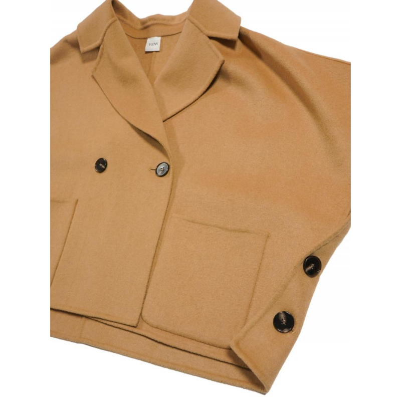 YENN】DOUBLE FACE CAPE JACKET | selectshop kusu YENN】DOUBLE FACE CAPE JACKET | selectshop kusu