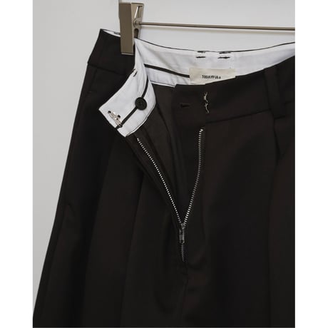【TODAYFUL】Twill Bermuda Pants　※納期5月上旬〜6月上旬