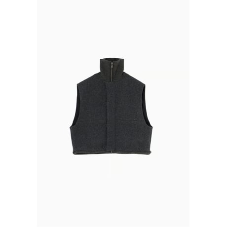 【Hella】WOOL HIGHNECK VEST
