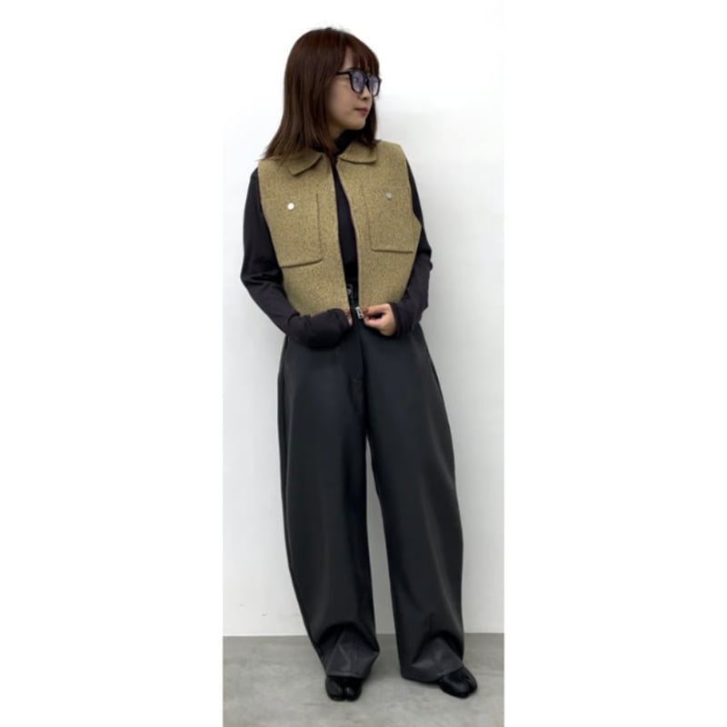 CLOCHE】ショートニットベスト | selectshop kusukusu CLOCHE】ショートニットベスト | selectshop kusukusu