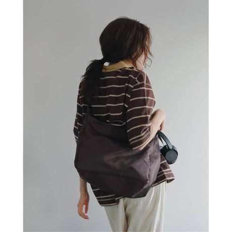【anuke】Border Loose Polotops　納期：7月上旬～8月上旬