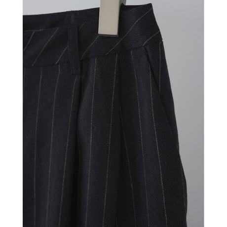 【anuke】Linen Tuck Pants