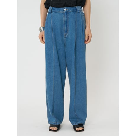 Chignon ~YENN~ SLIDE PLEATEDストレートデニム 40 金沢市タテマチ・セレクトショップ 【Undo】オンラインショップ