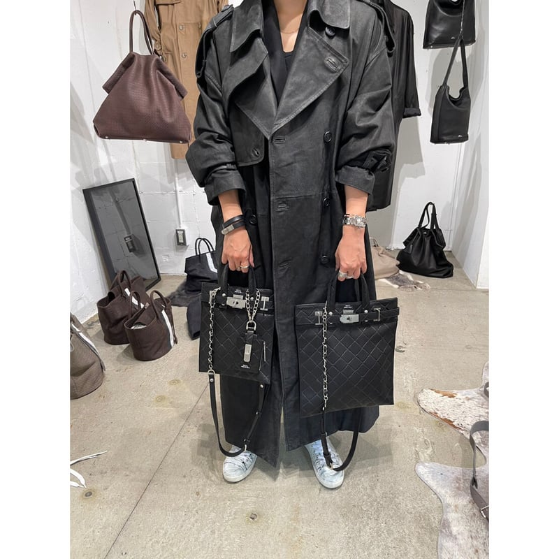 M.U.L. サコッシュSS スタッドシリーズ オイルレザー ブラック M.U.L. サコッシュSS スタッドシリーズ オイルレザー ブラック