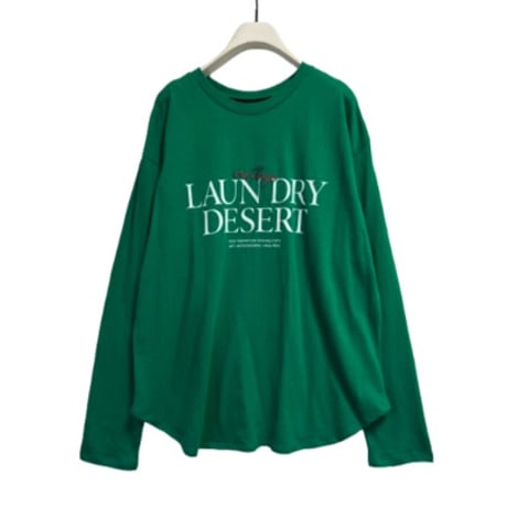 【CHIGNON】LAUNDRY発泡ﾛｺﾞTee　納期：11月中旬～12月中旬