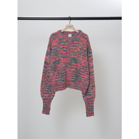 【YENN】MIX COLOR SLUB PO