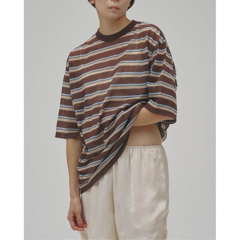 TODAYFUL】Sheer Border T-shirt | selectshop kus