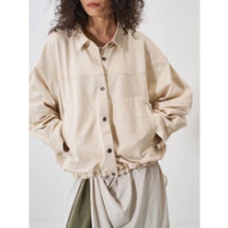 【YENN】 ROUND VOLUME BLOUSON　納期：2026年2月上旬～3月上旬