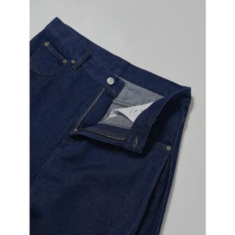 【YENN】SIDE PLEATED DENIM