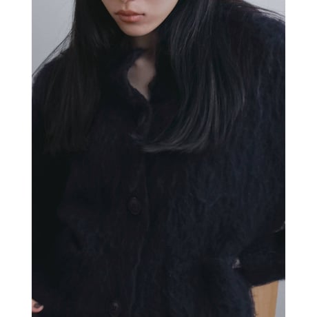 【anuke】Brushed Knit Jacket　※納期11月中旬～12月中旬