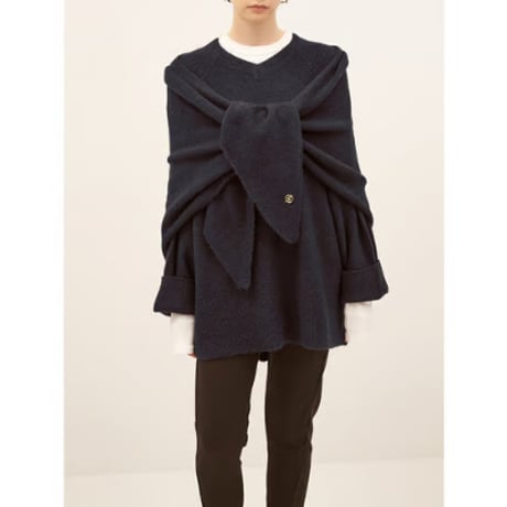 【YENN】ALPACA MIX SCARF