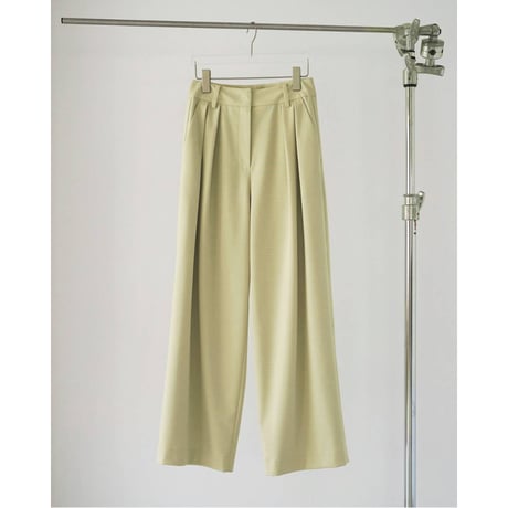 【anuke】Doubletuck Wide Pants