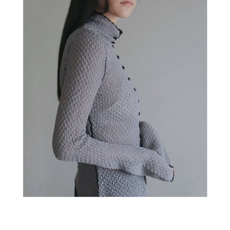 【anuke】Piping Scarf Knit　※納期8月下旬～9月下旬