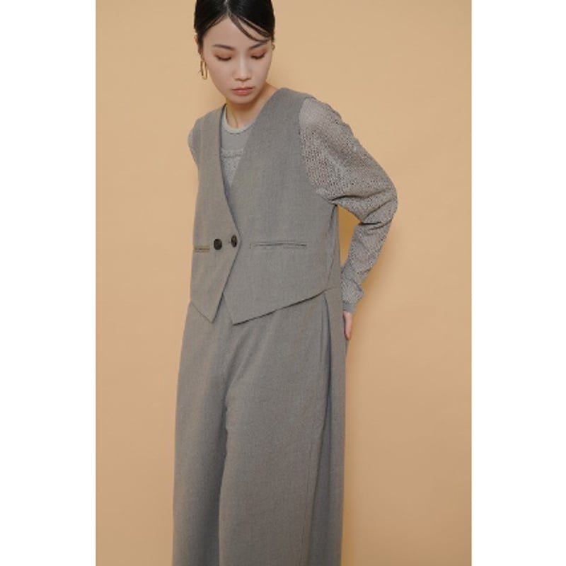 CYAN TOKYO】サイドタックベストコンビサロペ | selectshop kusukusu