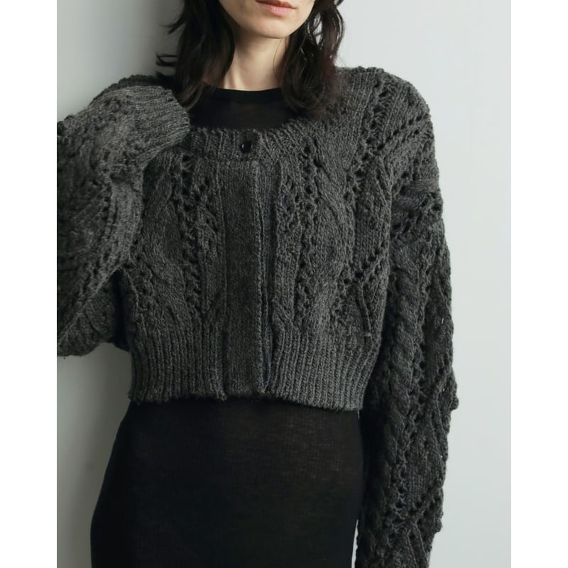 anuke】Cable Knit Cardigan | selectshop kusukusu
