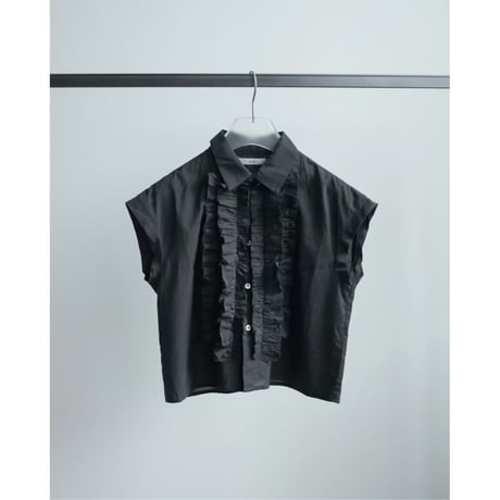 【anuke】Sleeveless Frill Blouse  ＊