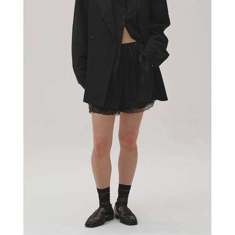【TODAYFUL】Satin Lace Halfpants　※納期6月中旬～7月中旬
