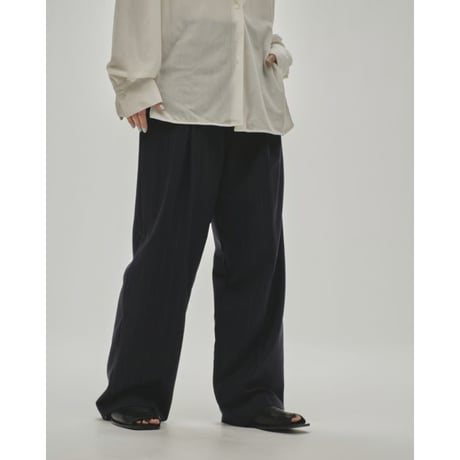 【TODAYFUL】Stripe Tuck Trousers  ※納期2/下～3/下