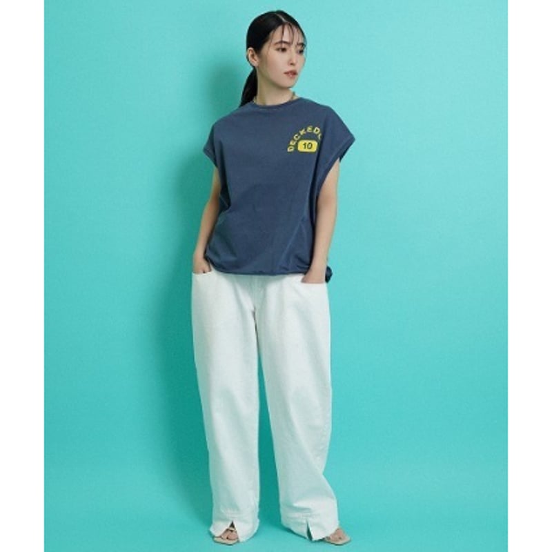CYAN TOKYO】スリットヘムドレープPKバギー | selectshop kusukusu CYAN TOKYO】スリットヘムドレープPKバギー | selectshop kusukusu