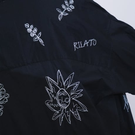 【RILATO】ラフスケッチオリジナル刺繍シャツ　※納期3月中旬～4月中旬
