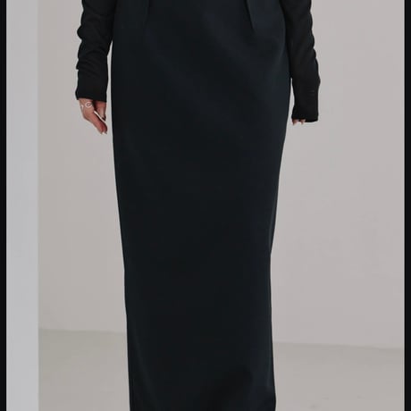 【Hella】melange tight skirt※納期10上〜11上