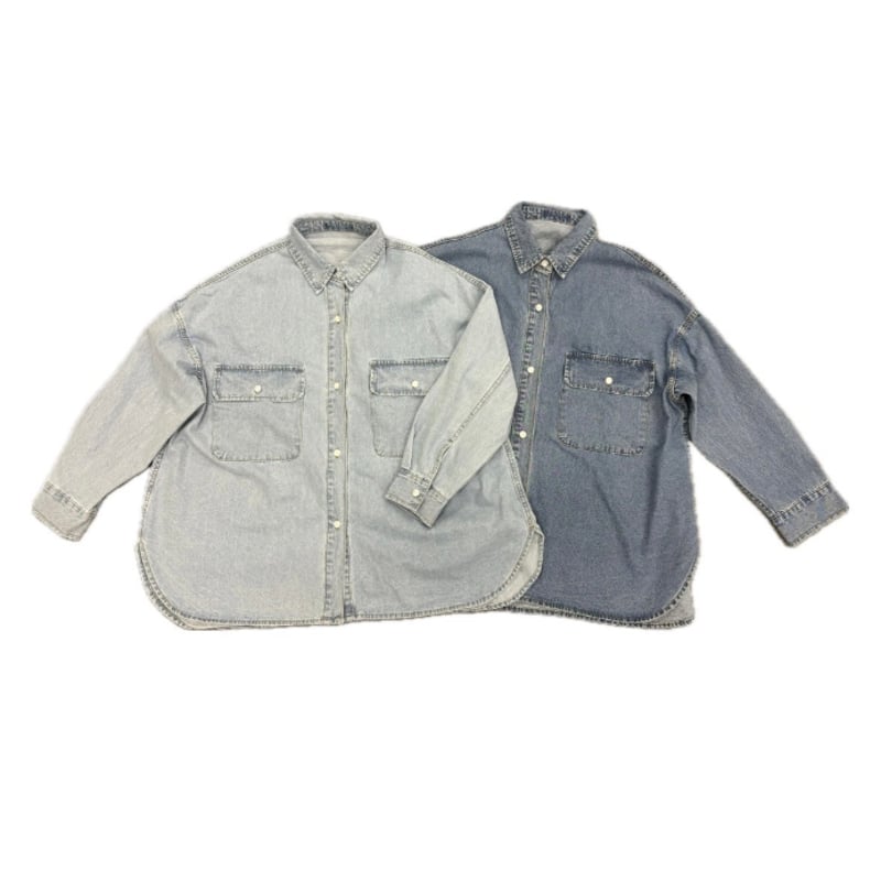 AGAWD】デニムオーバーシャツ | selectshop kusukusu AGAWD】デニムオーバーシャツ | selectshop kusukusu