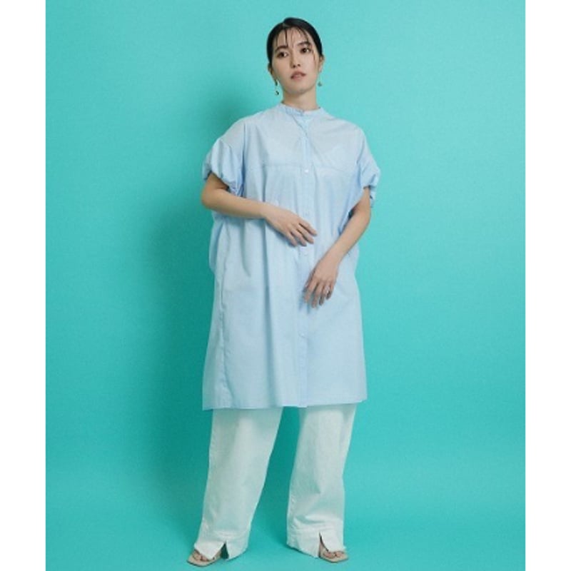 CYAN TOKYO】スリットヘムドレープPKバギー | selectshop kusukusu CYAN TOKYO】スリットヘムドレープPKバギー | selectshop kusukusu