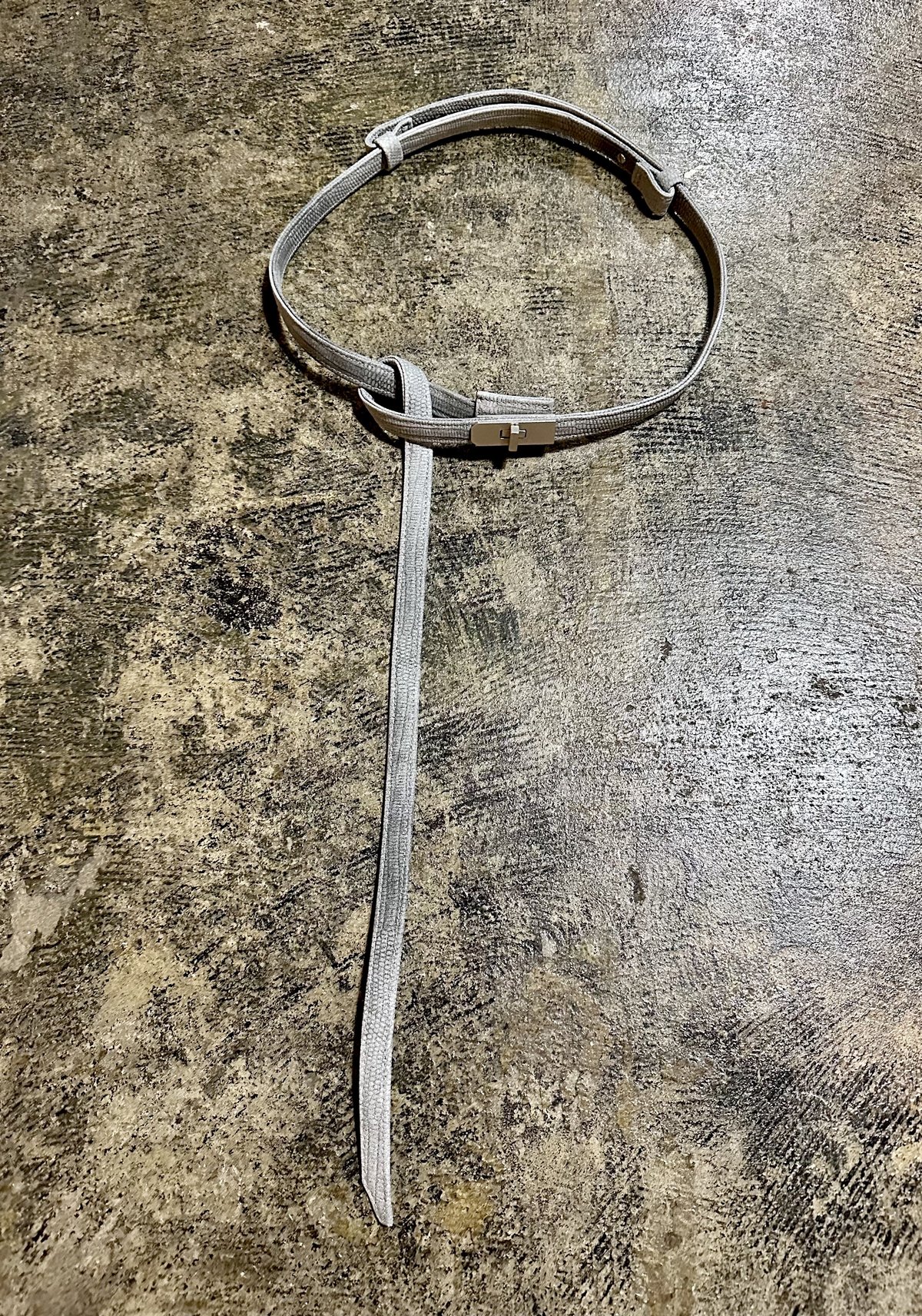 タグ付き 美品 MASUエムエーエスユー ファーベルト 牛革 毛皮