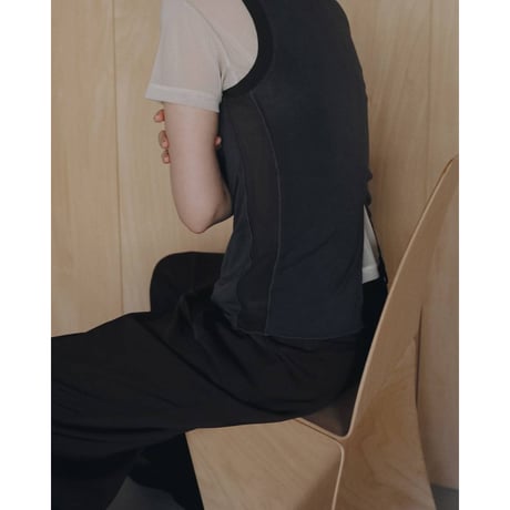 【anuke】Twill Satin Pants　※納期7月中旬～8月中旬