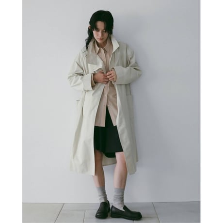 【anuke】Stripe Over Shirts　※納期3月中旬～4月中旬