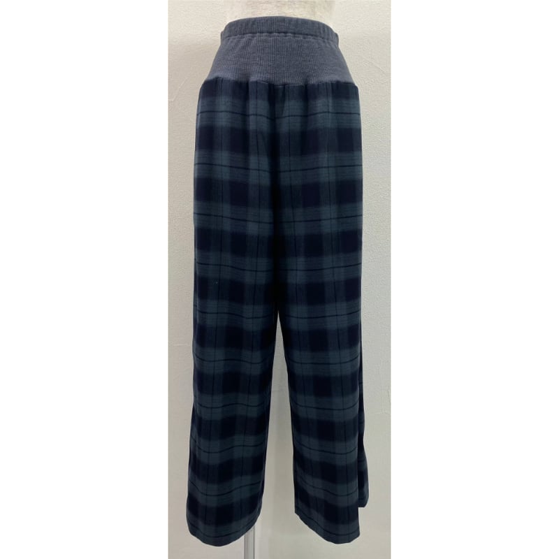 CYAN TOKYO】ウエストリブチェックワイド | selectshop kusukusu