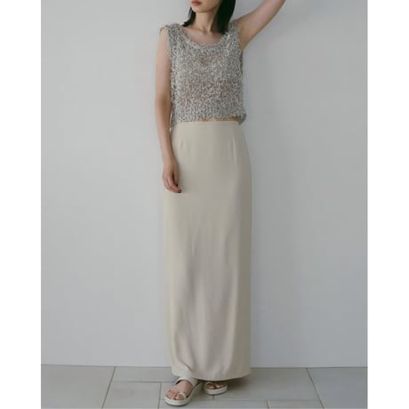 【anuke】Georgette Pencil Skirt