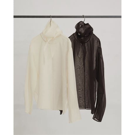 【TODAYFUL】Sheer Tie Blouse　※納期4月中旬〜5月中旬