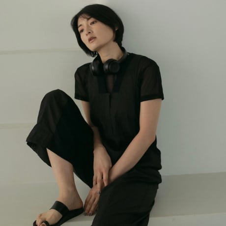 【anuke】Sheer Tulle T-shirts  ＊