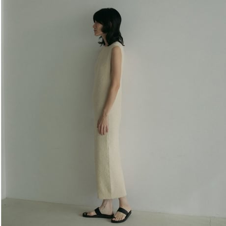 【anuke】2way Shaggy Onepiece　※納期3月下旬〜4月下旬