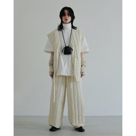 【anuke】Highneck Over Blouse