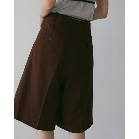 【anuke】Linen Half Pants　※納期3月上旬～4月上旬