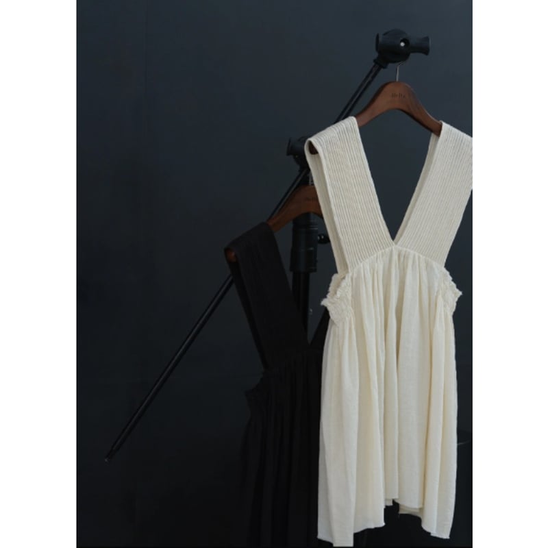 Hella】cotton crepe gather top | selectshop kus