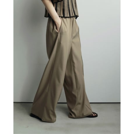 【anuke】Pintuck Wide Pants