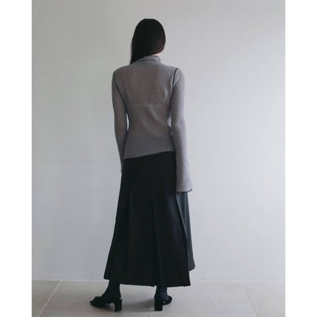 【anuke】Piping Scarf Knit　※納期8月下旬～9月下旬