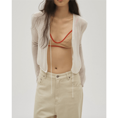 【TODAYFUL】Compact Sheer Knitcardigan　※納期4月中旬〜5月中旬